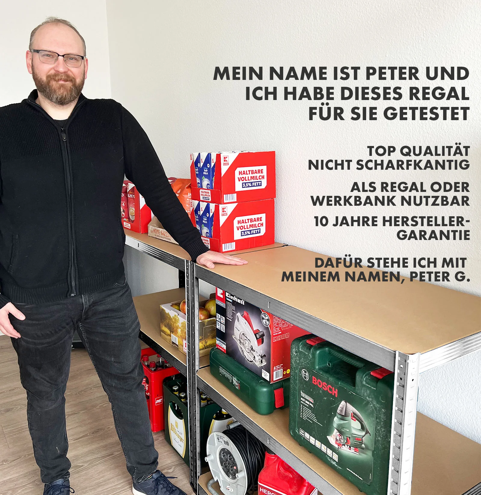 Schwerlastregal | Verzinkt | Traglast bis 1500 kg | 15 Größen - Image 6