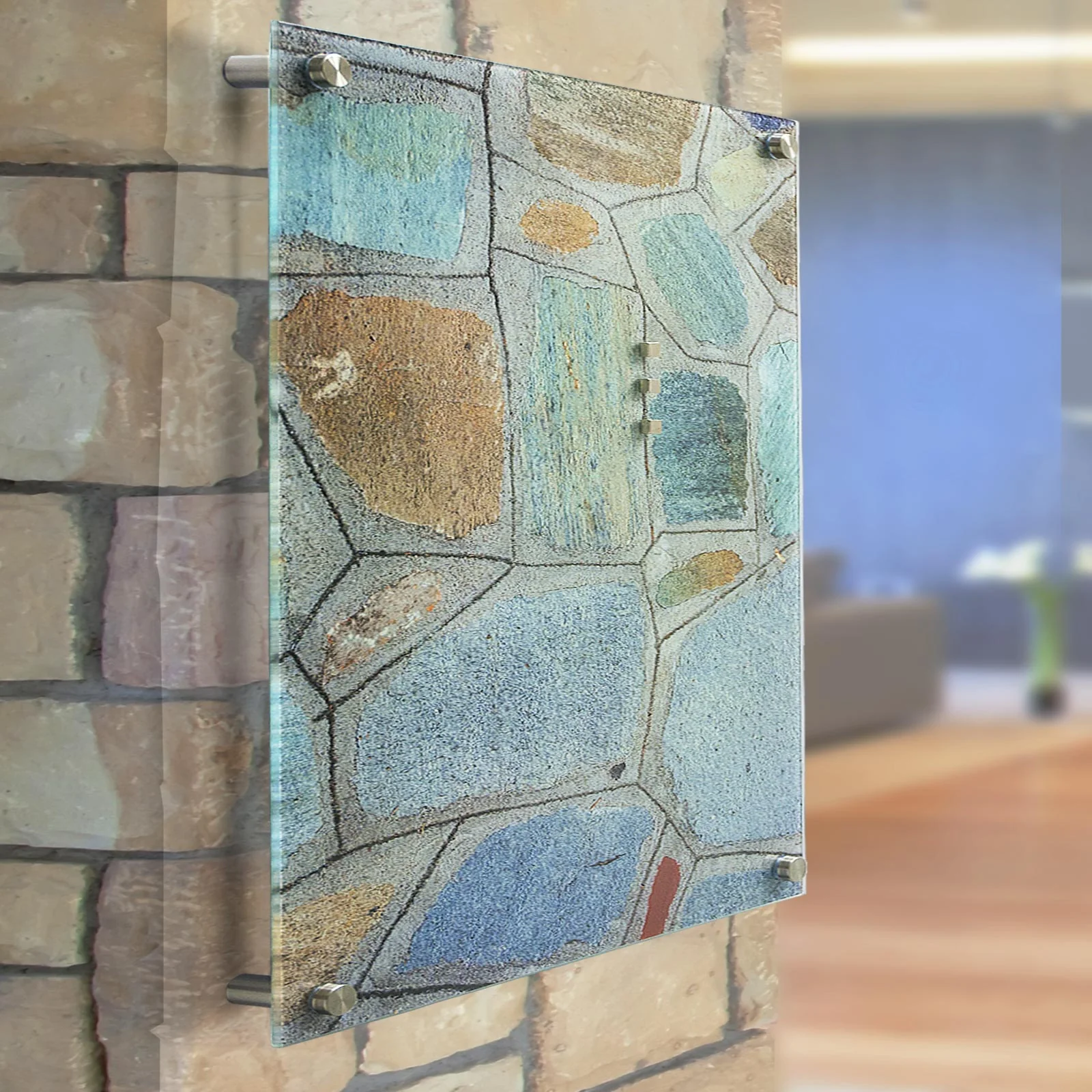 Design-Glas-Memoboard | Flagstone | 2 Größen - Image 10