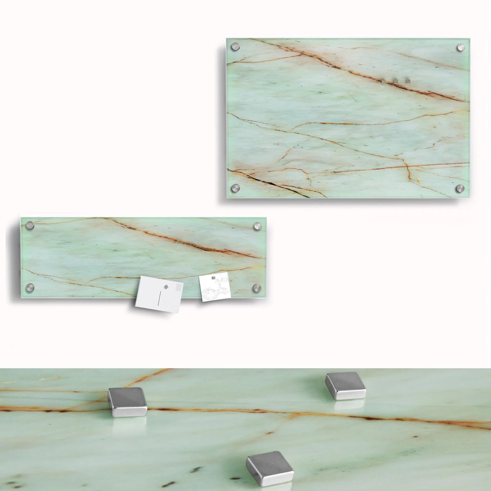 Design-Glas-Memoboard | Marble | 2 Größen - Image 8