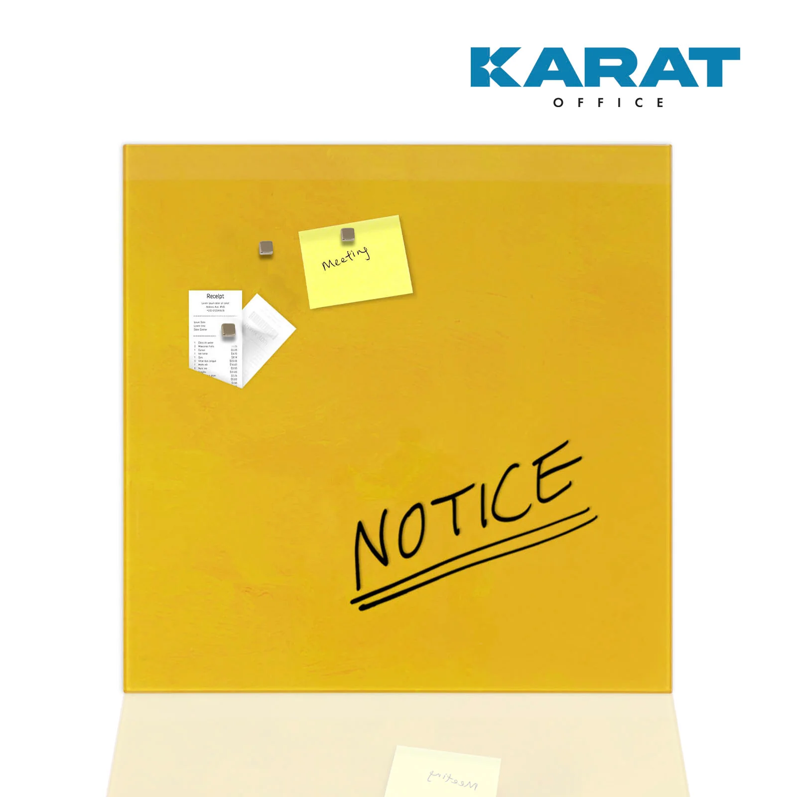 Design-Glas-Memoboard | Print | Mit Magneten & Montagematerial | In 2 Farben - Image 9