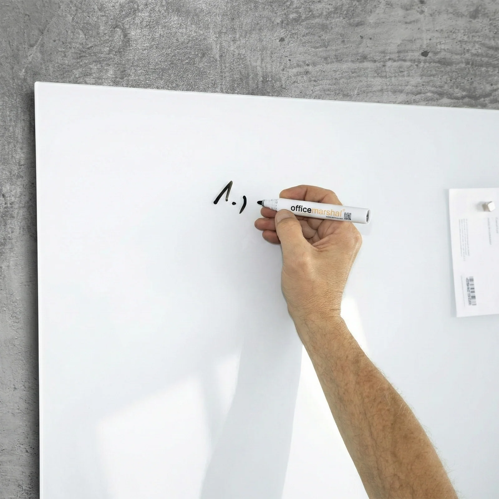 Glas-Whiteboard | Pearlwhite | Sicherheitsglas | Rahmenlos | 10 Größen - Image 3
