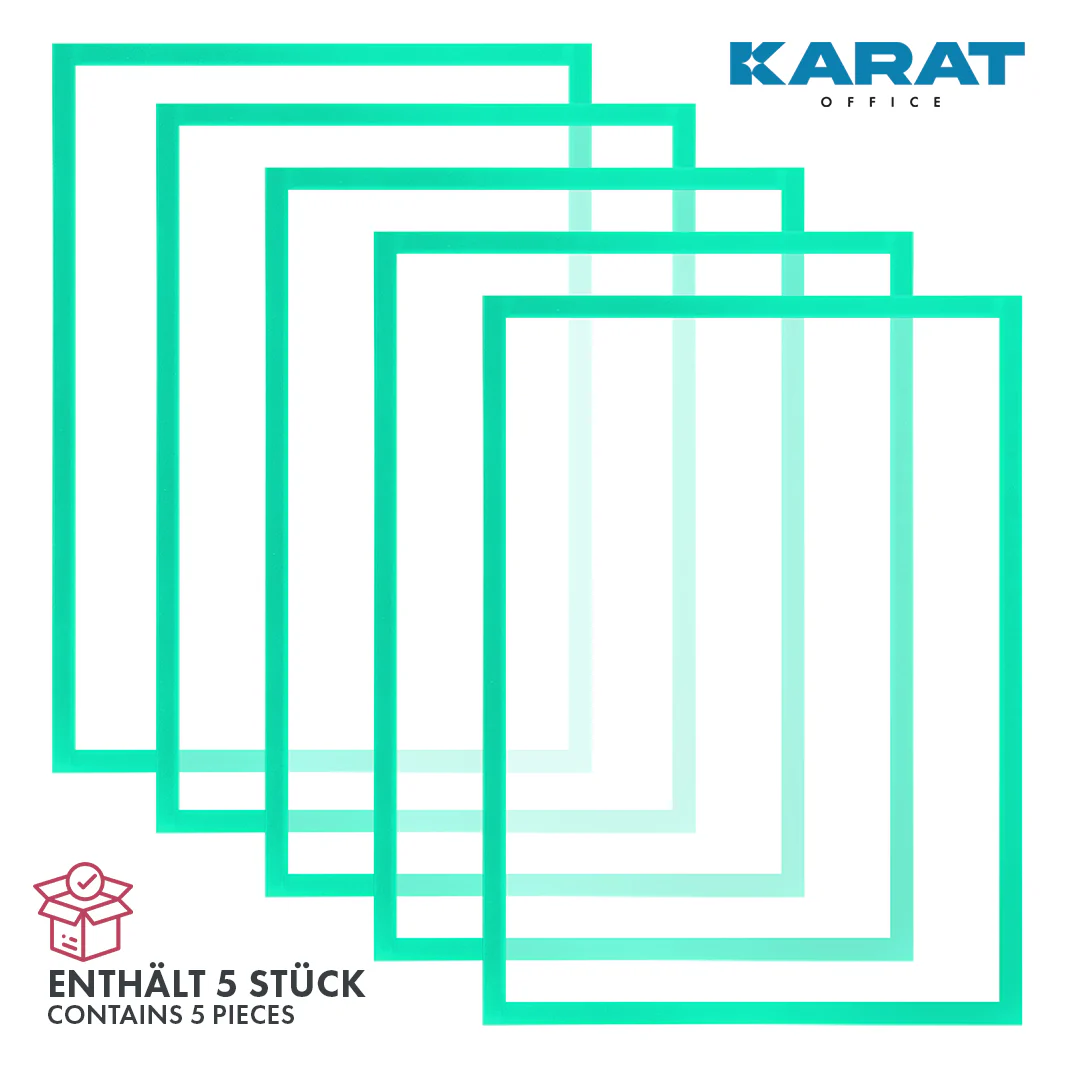 Dokumentenhalter | Magnetisch | In DIN A3-, A4- oder A5-Format | 5er-Set - Image 15