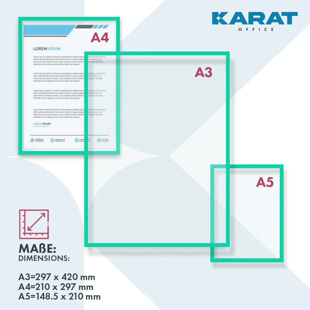 Dokumentenhalter | Magnetisch | In DIN A3-, A4- oder A5-Format | 5er-Set - Image 18
