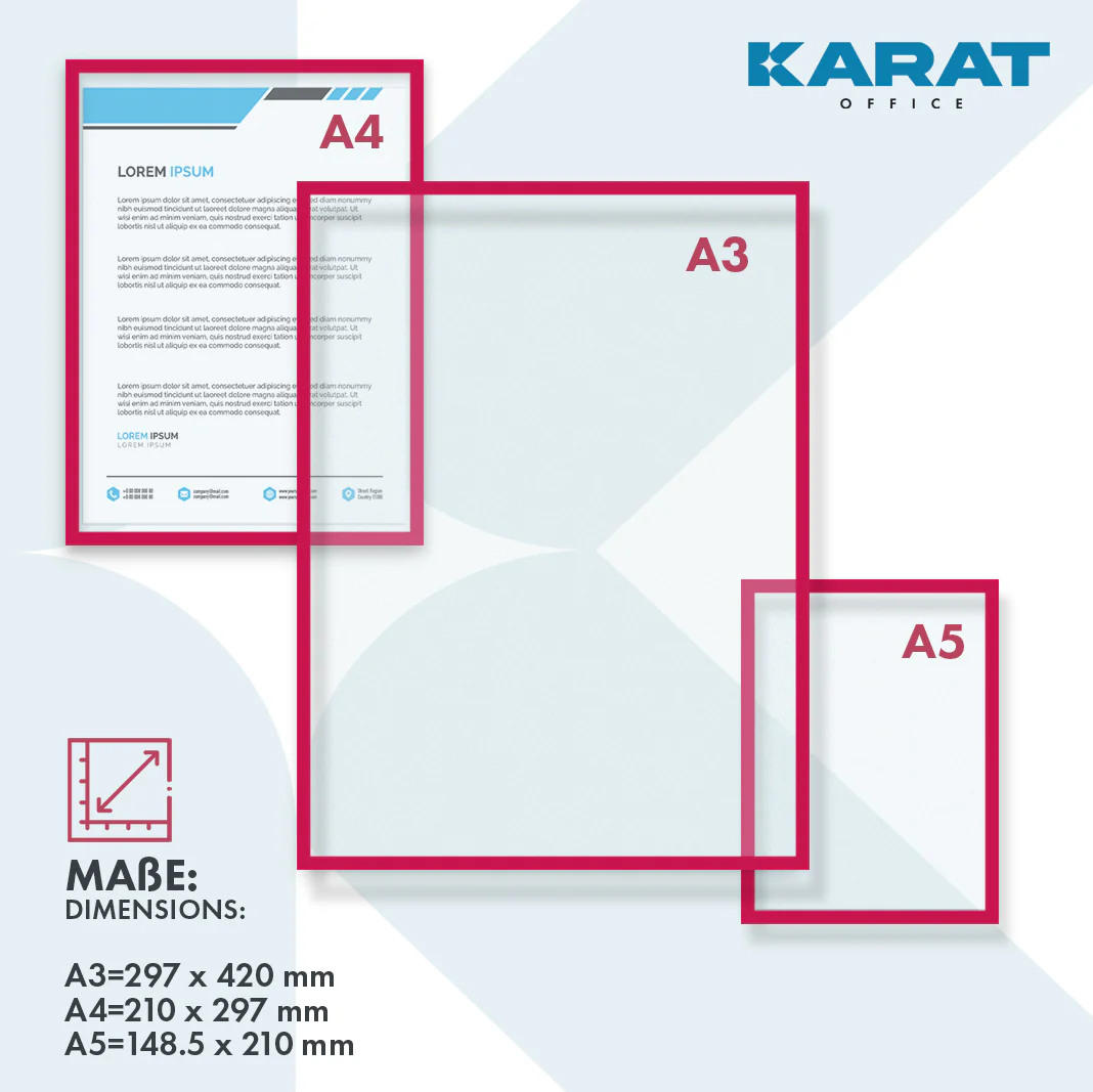 Dokumentenhalter | Magnetisch | In DIN A3-, A4- oder A5-Format | 5er-Set - Image 24