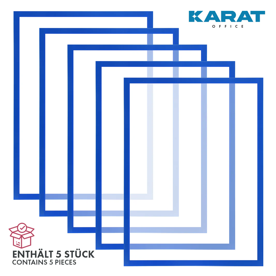 Dokumentenhalter | Magnetisch | In DIN A3-, A4- oder A5-Format | 5er-Set - Image 3
