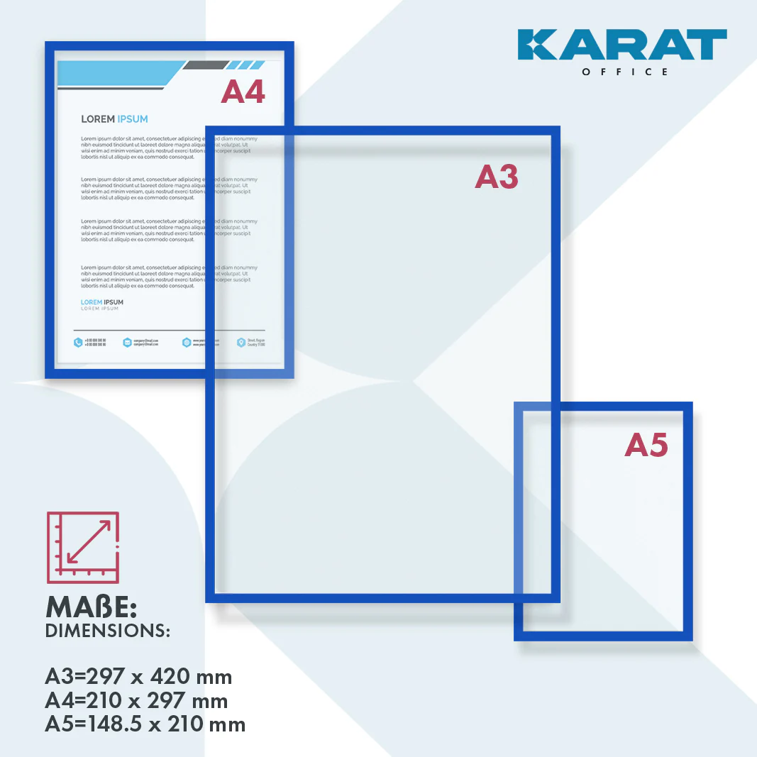 Dokumentenhalter | Magnetisch | In DIN A3-, A4- oder A5-Format | 5er-Set - Image 6