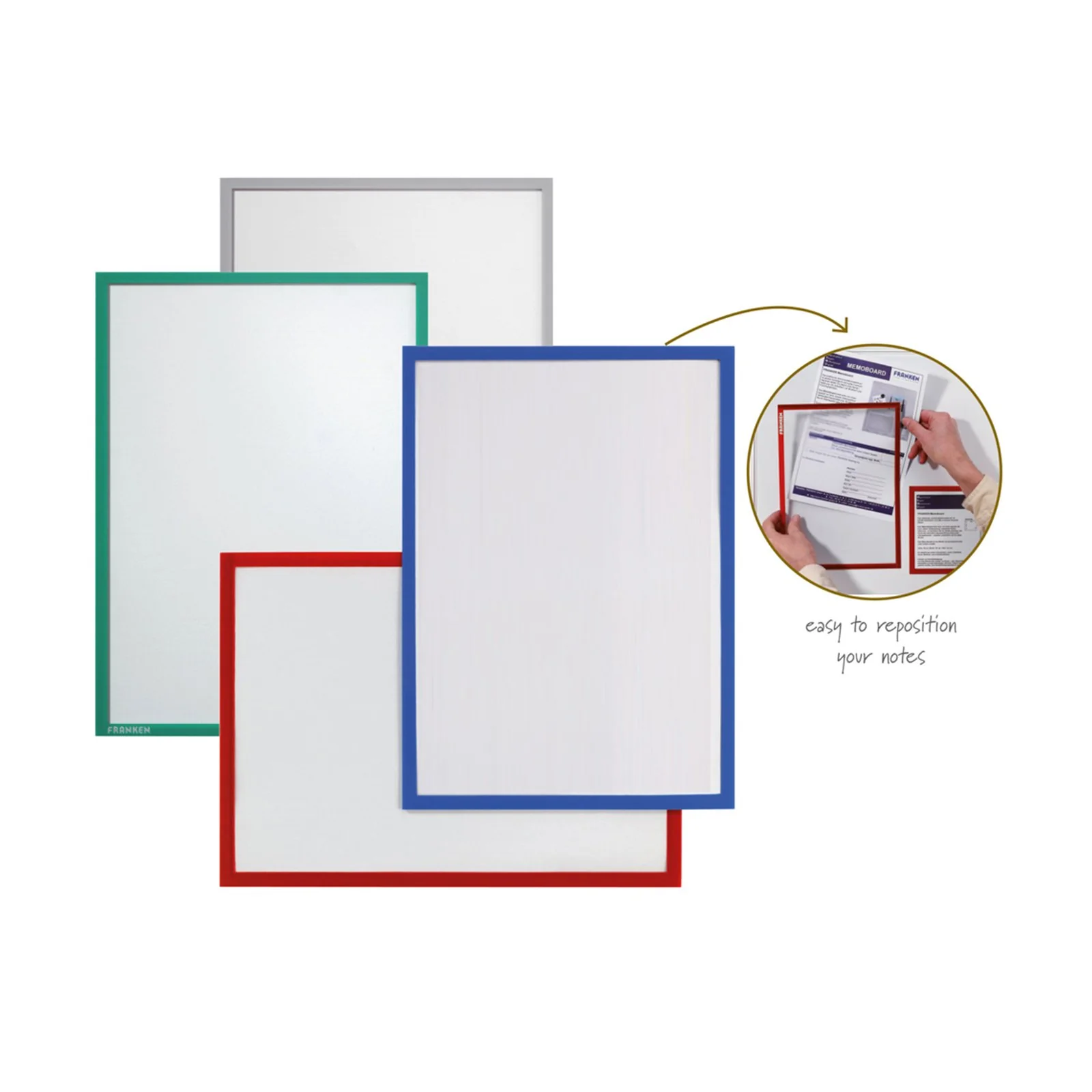 Dokumentenhalter | selbstklebend | A5 oder A4 | 5er-Set | 4 Farben - Image 8
