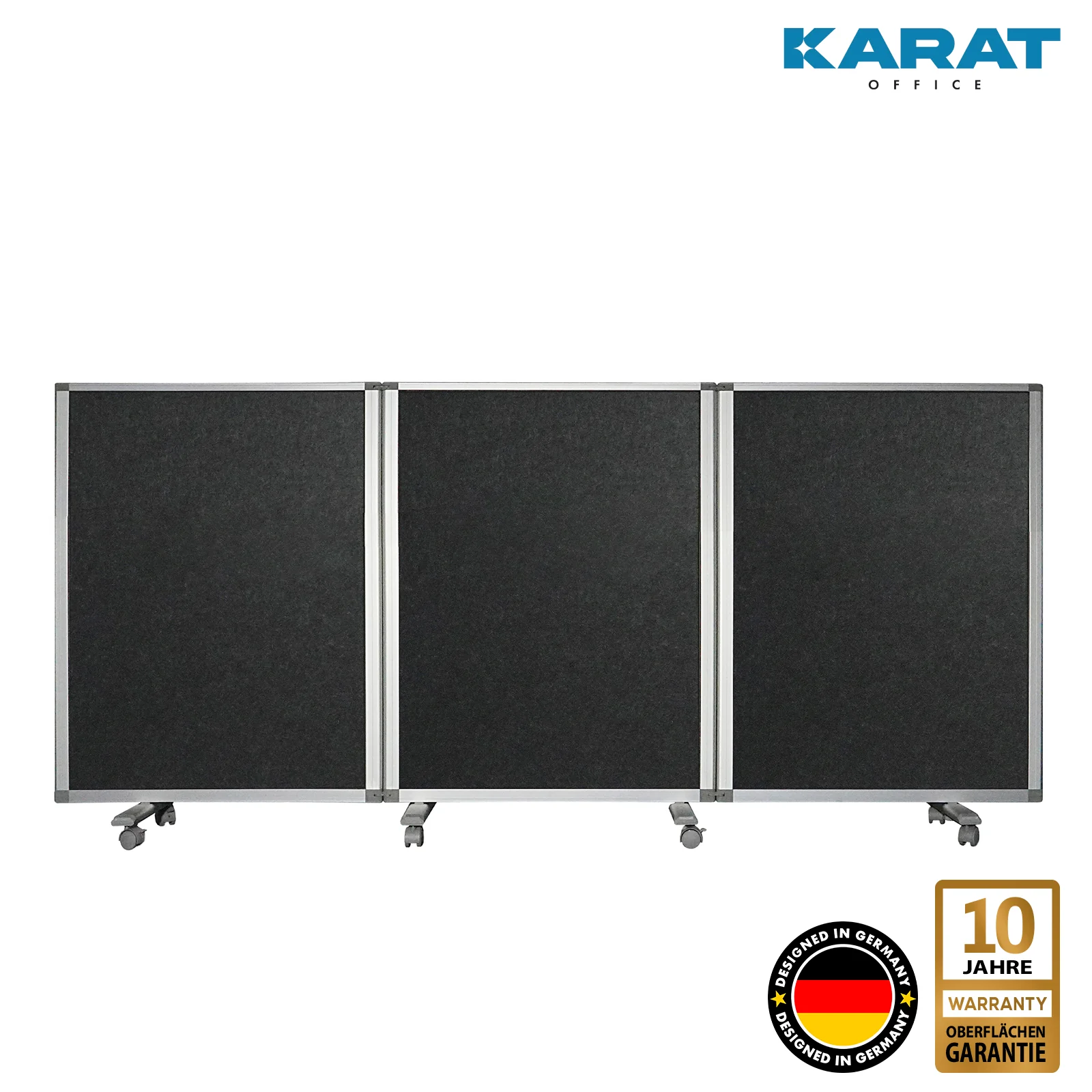 Doppelseitige Trennwand | Mobile und faltbare Stellwand | Rahmen aus Aluminium | Verschiedene Ausführungen - Image 16