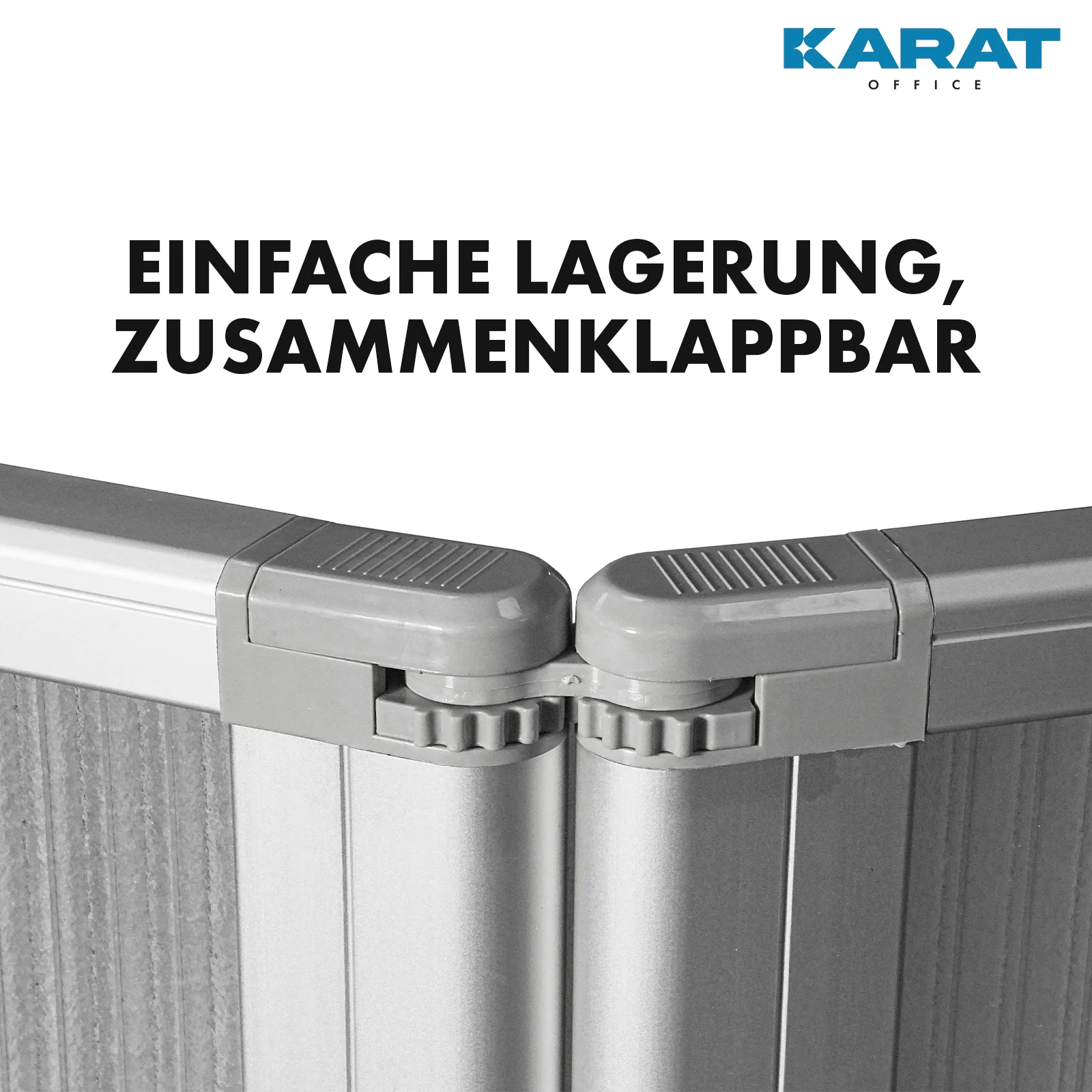 Doppelseitige Trennwand | Mobile und faltbare Stellwand | Rahmen aus Aluminium | Verschiedene Ausführungen - Image 25
