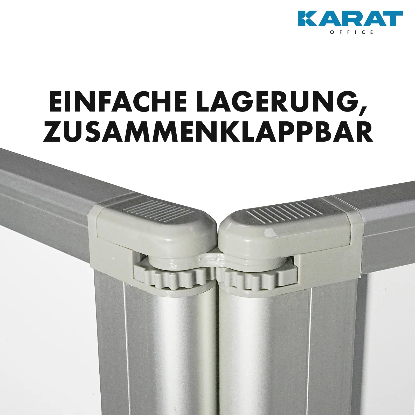 Doppelseitige Trennwand | Mobile und faltbare Stellwand | Rahmen aus Aluminium | Verschiedene Ausführungen - Image 39