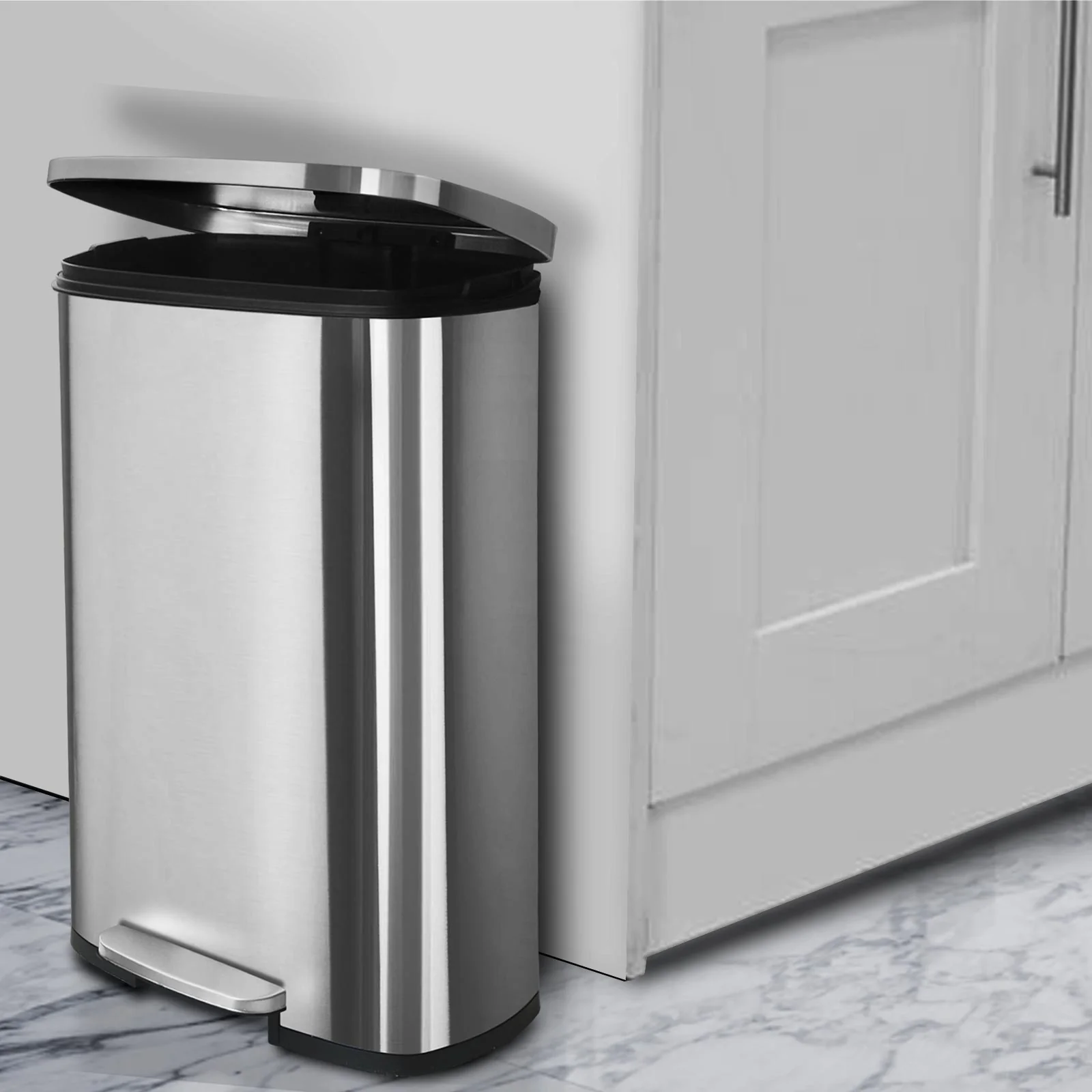 Mülleimer Dustin | Edelstahl | Mit Absenkautomatik | 30 oder 50 Liter - Image 8