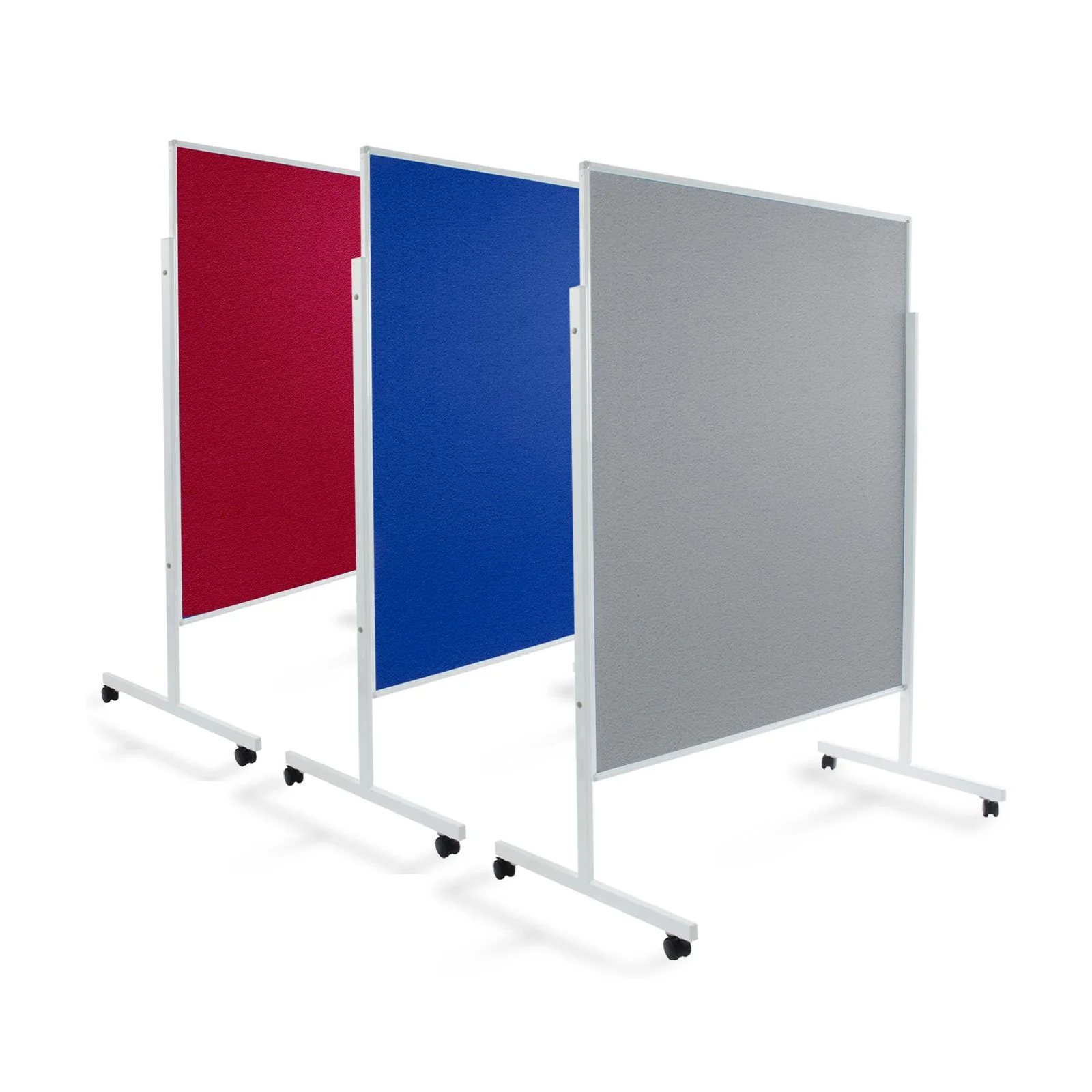 Filz-Moderationstafel | Einteilig | Mit Rollen | 150x120 cm | 3 Farben - Image 23
