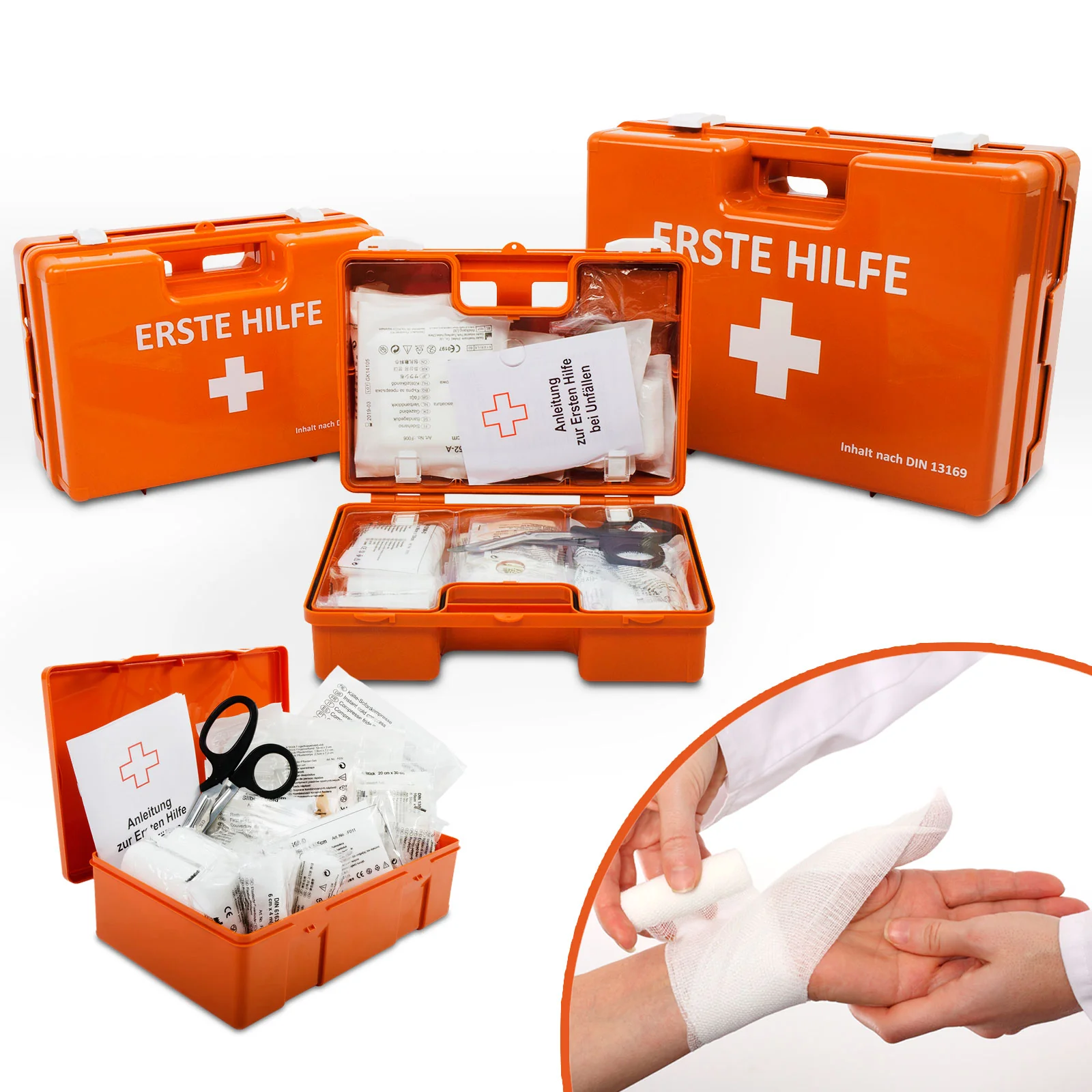 Erste-Hilfe-Koffer | Groß | DIN 13169 | Für große Betriebe - Image 4