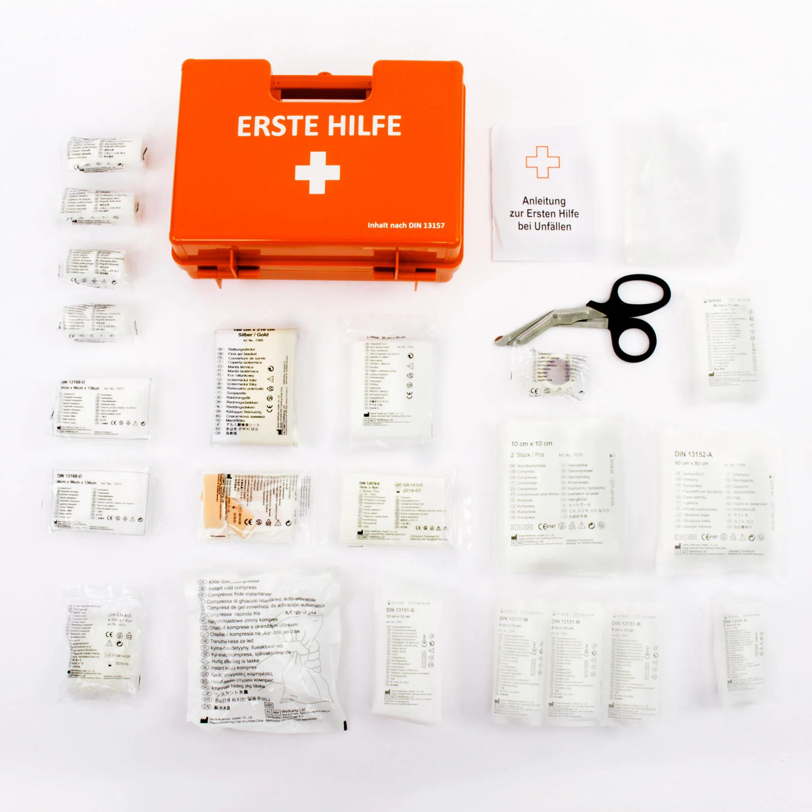 Erste-Hilfe-Koffer | Klein | DIN 13157 | Für Kleinbetriebe - Image 4