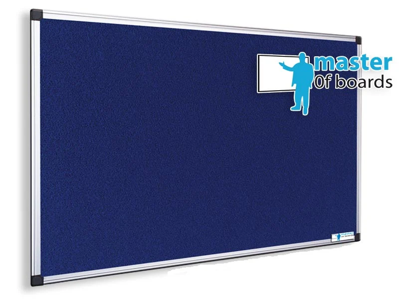 Filz-Pinnwand mit Aluminium-Rahmen | Blau | 5 Größen - Image 3