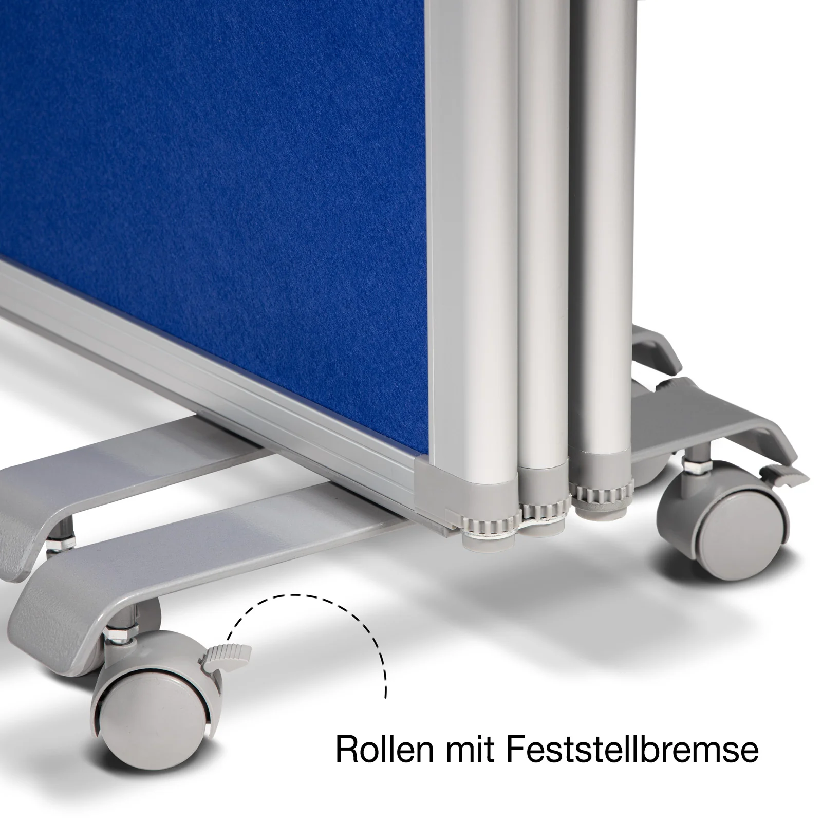 Filz Stellwand | Trennwand 3-teilig | Mit Rollen | 2 Farben & 2 Größen - Image 18