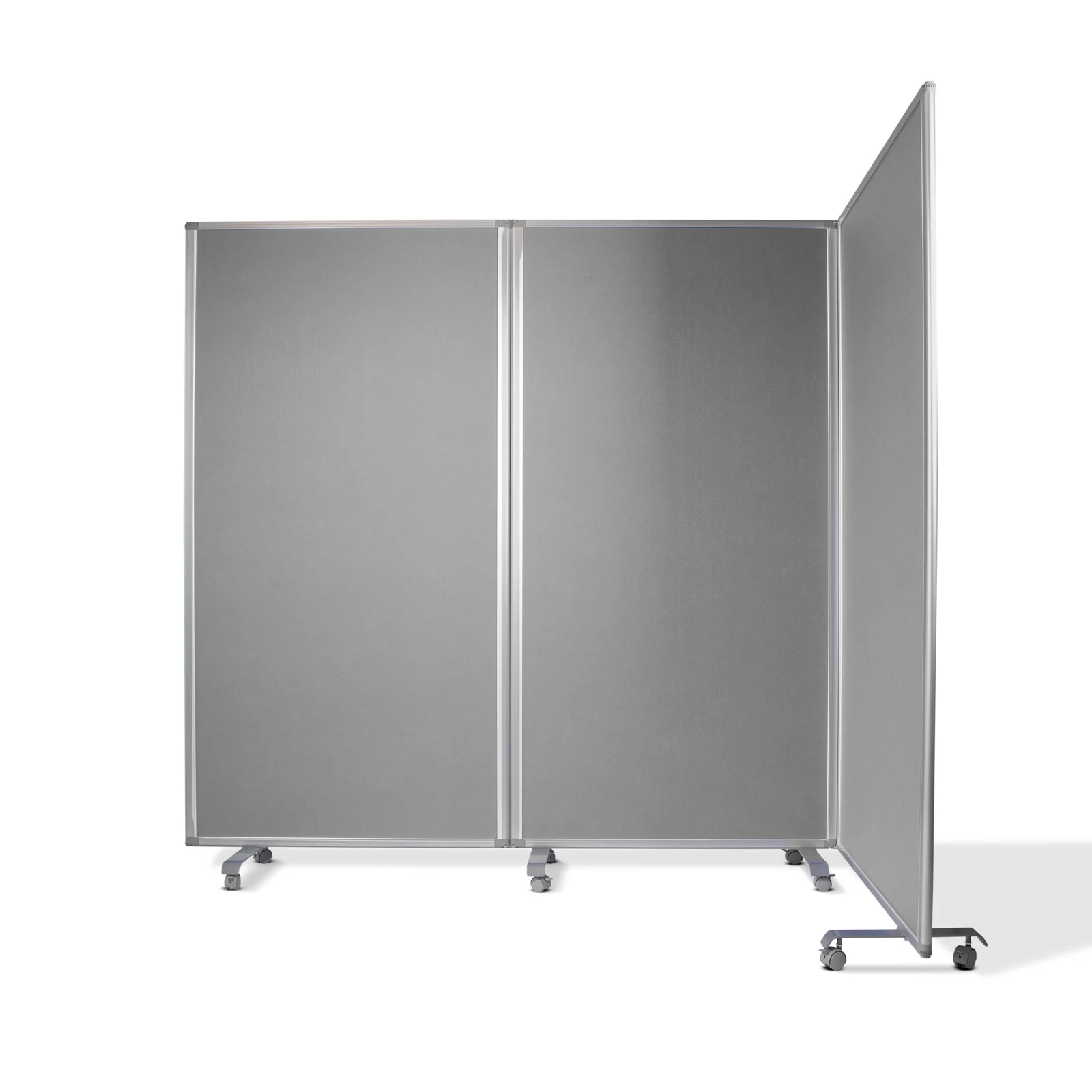 Filz Stellwand | Trennwand 3-teilig | Mit Rollen | 2 Farben & 2 Größen - Image 25