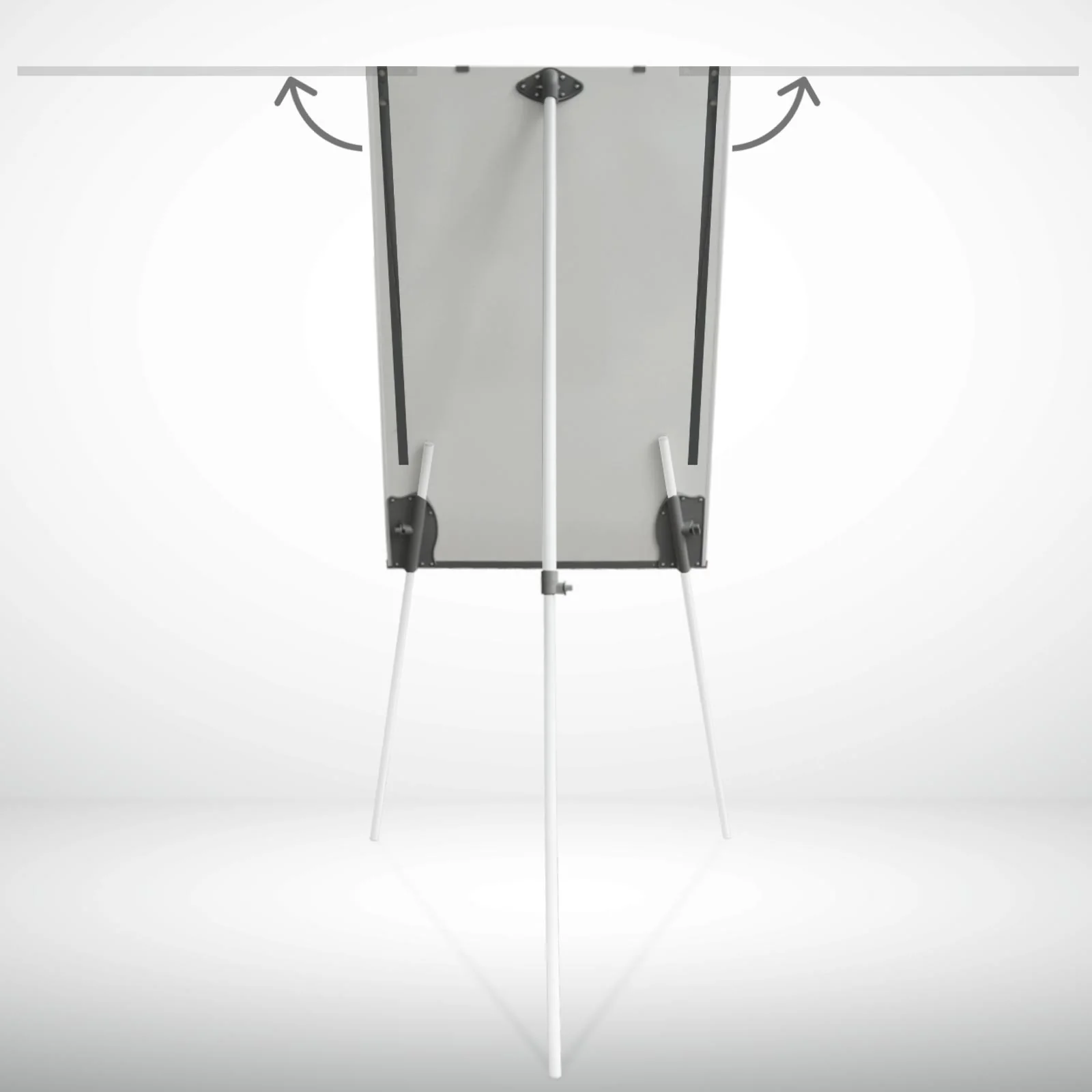 Flipchart Coyote PRO | Dreibein-Stativ | Klappbar | Mit Papierhaltern - Image 8