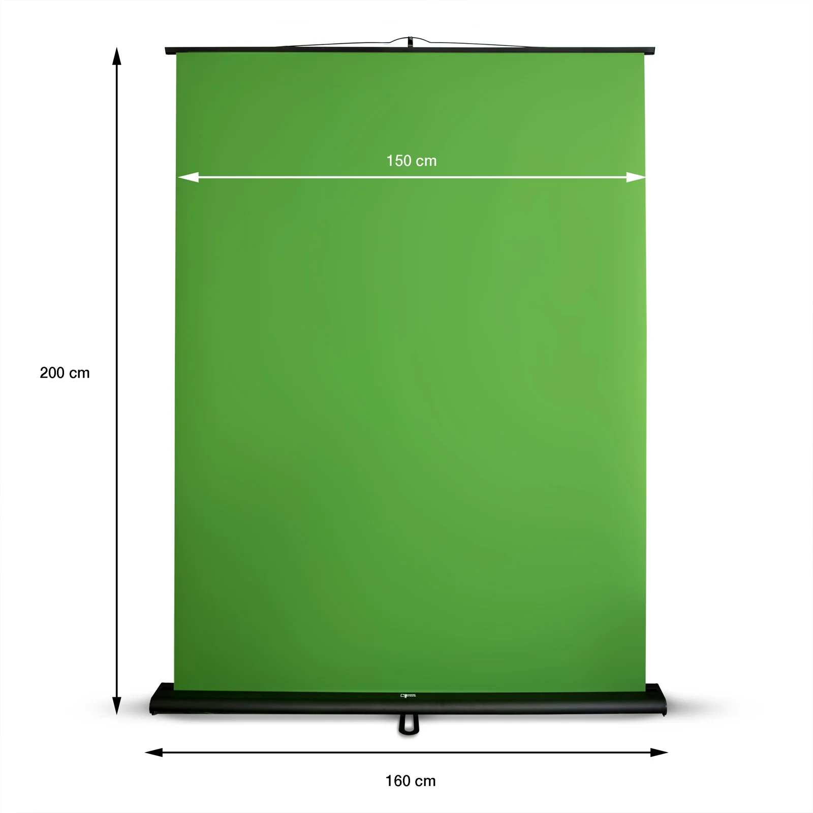 Green Screen | Ausfahrbarer Fotohintergrund | 150 x 200 cm - Image 4