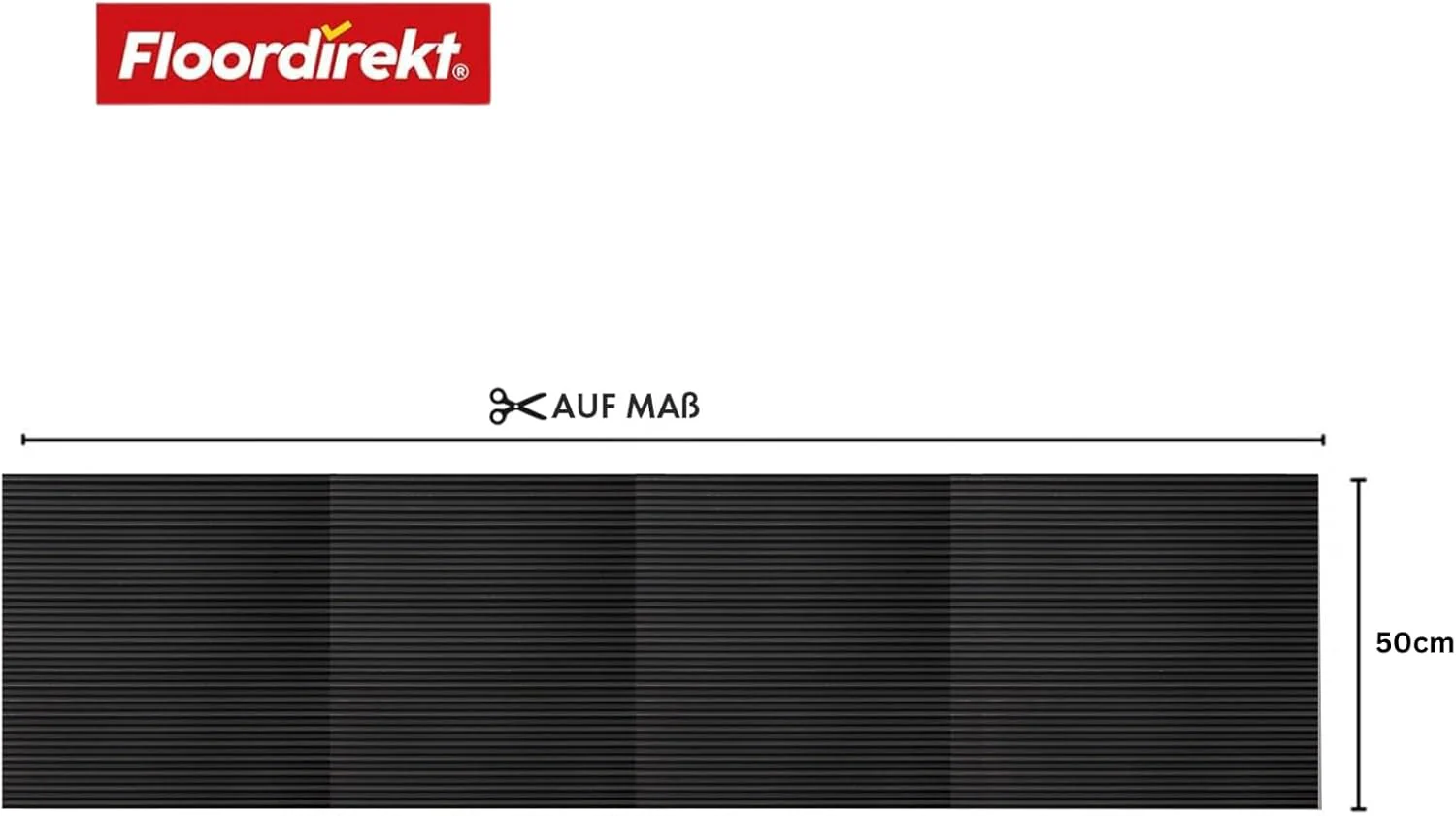 Kabelschutzmatte aus Gummi | Fein gerippt | rutschfest, 3 mm Stärke | Ideale Kabelbrücke für Veranstaltungen & Events - Image 5