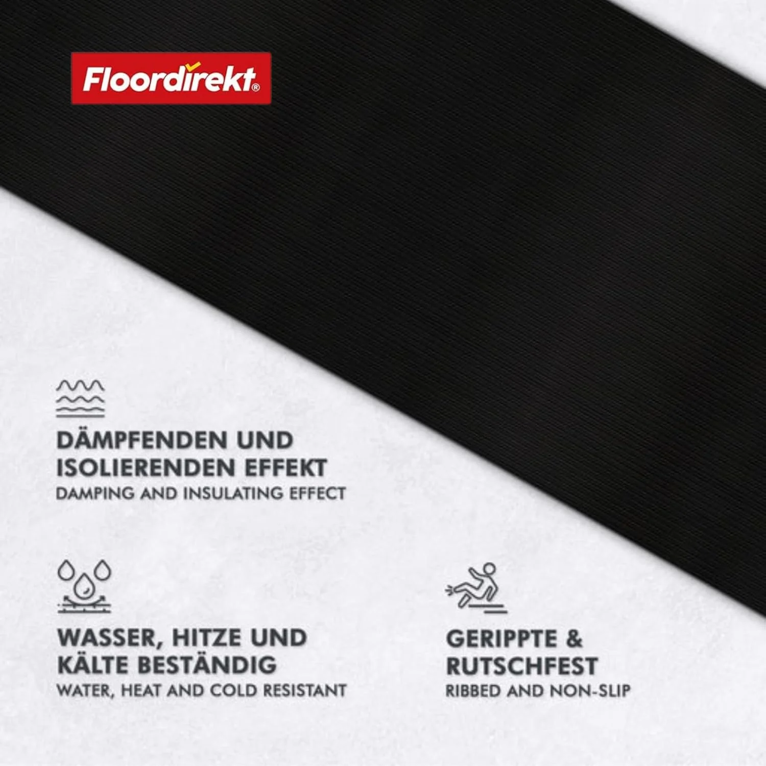 Kabelschutzmatte aus Gummi | Fein gerippt | rutschfest, 3 mm Stärke | Ideale Kabelbrücke für Veranstaltungen & Events - Image 6