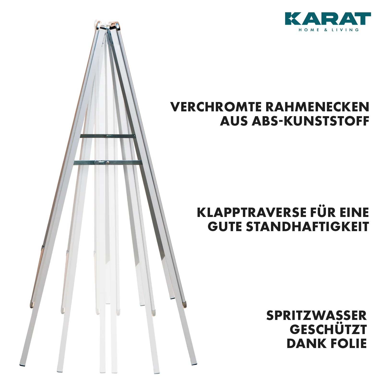 Kundenstopper | DIN A1 & A2 | Doppelseitiger Gehwegaufsteller, Werbeaufsteller aus Aluminium - Image 11