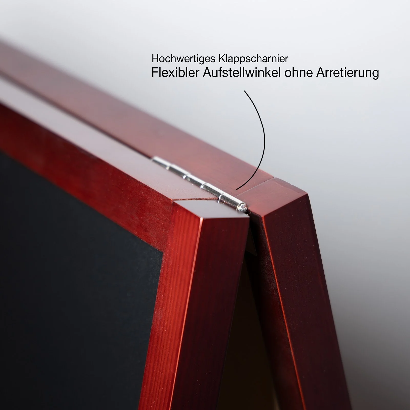 Kundenstopper | Kreidetafel | Mit Holzrahmen | Für Innen & Außenbereiche - Image 3
