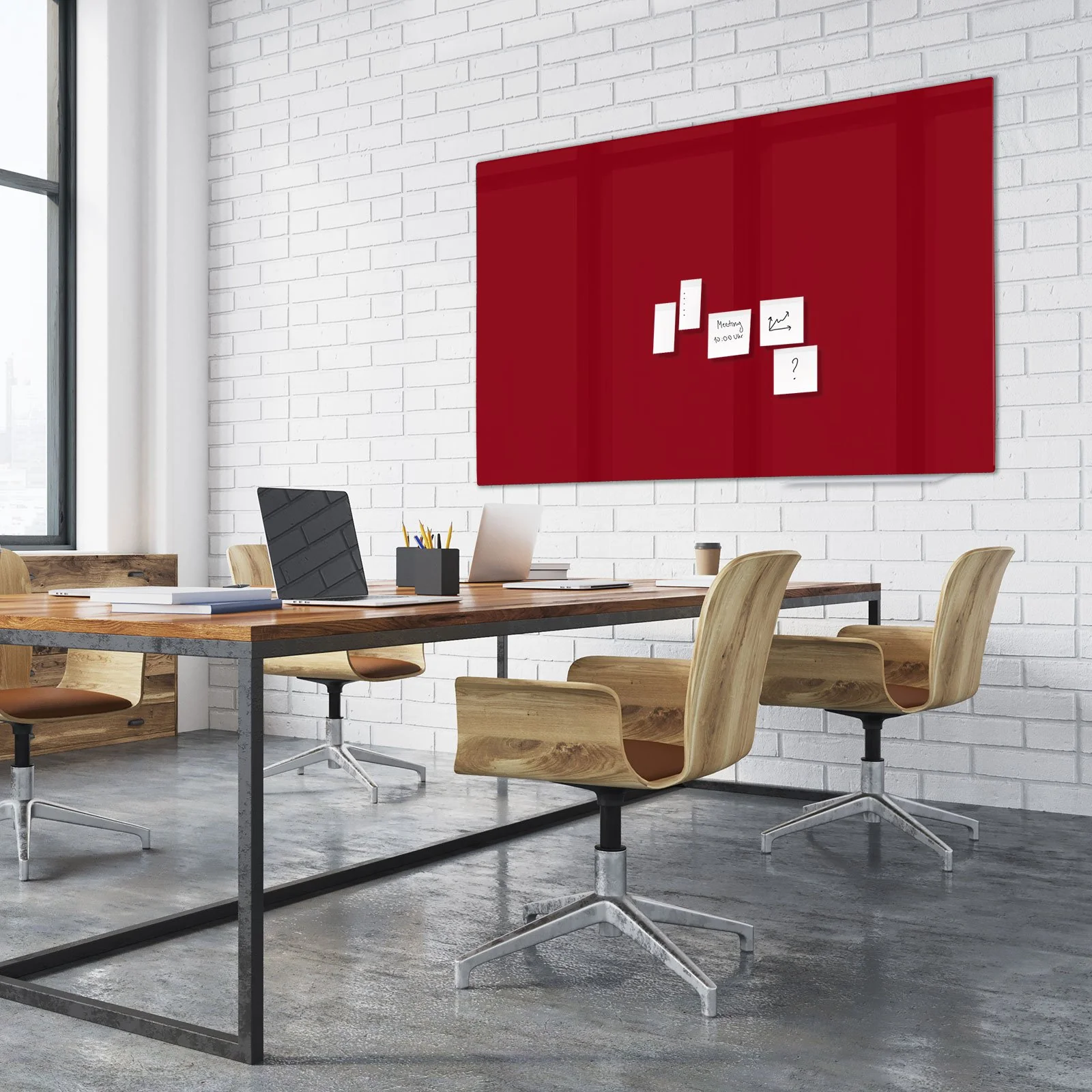 Magnetisches Glas-Whiteboard | 3 Größen | 2 Farben - Image 2