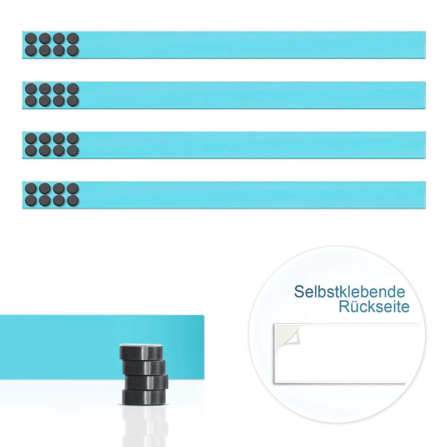 4er-Set Magnetleisten | 2 Längen | 5 Farben - Image 14