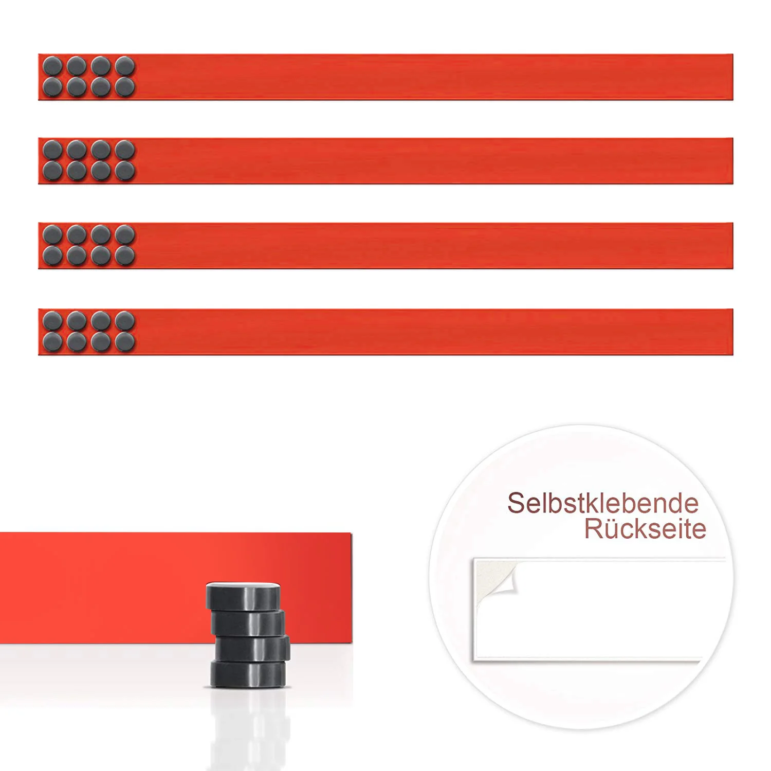 4er-Set Magnetleisten | 2 Längen | 5 Farben - Image 26