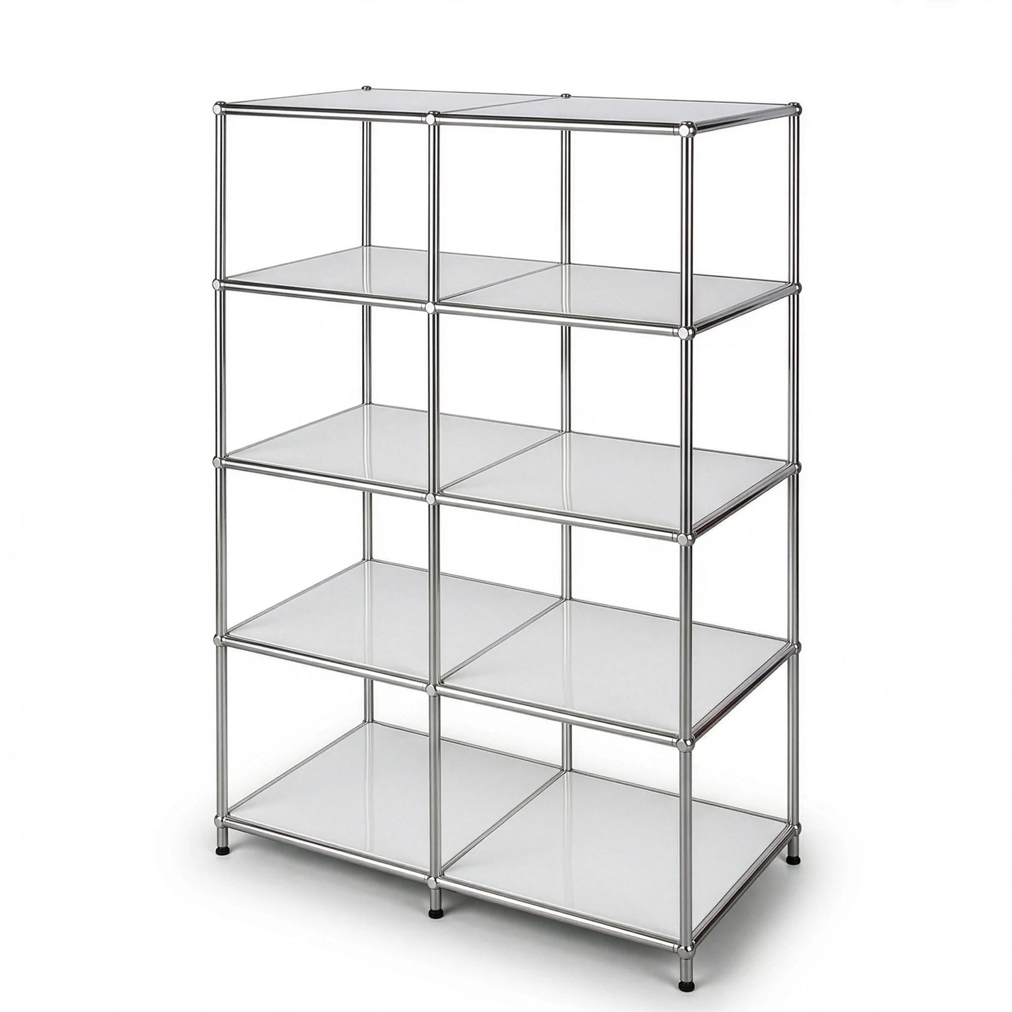 Metallregal | Concept Epure MK-015 | Offenes Standregal mit 5 Ablagen | Bücherregal & Raumteiler Metall - Image 17