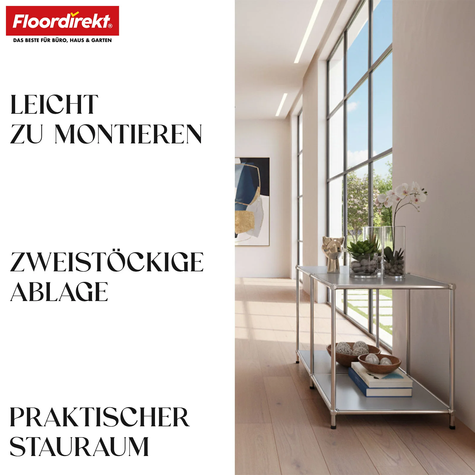 Metallregal | Concept Epure MK-016 | Sideboard & Ablageregal mit offenen Flächen | In mehreren Farben erhältlich - Image 20