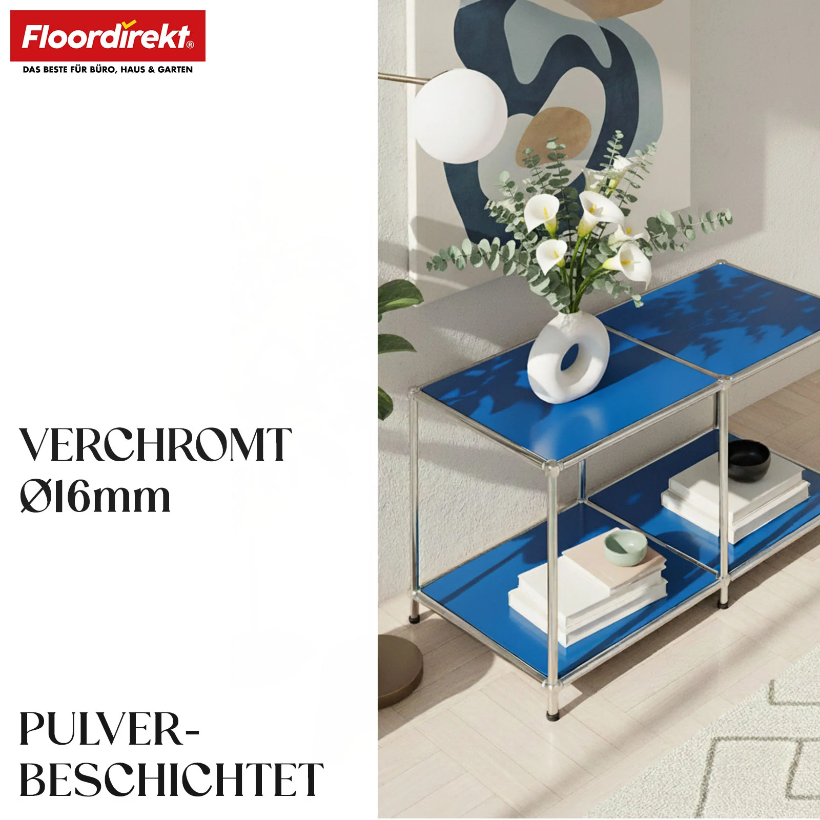 Metallregal | Concept Epure MK-016 | Sideboard & Ablageregal mit offenen Flächen | In mehreren Farben erhältlich - Image 27