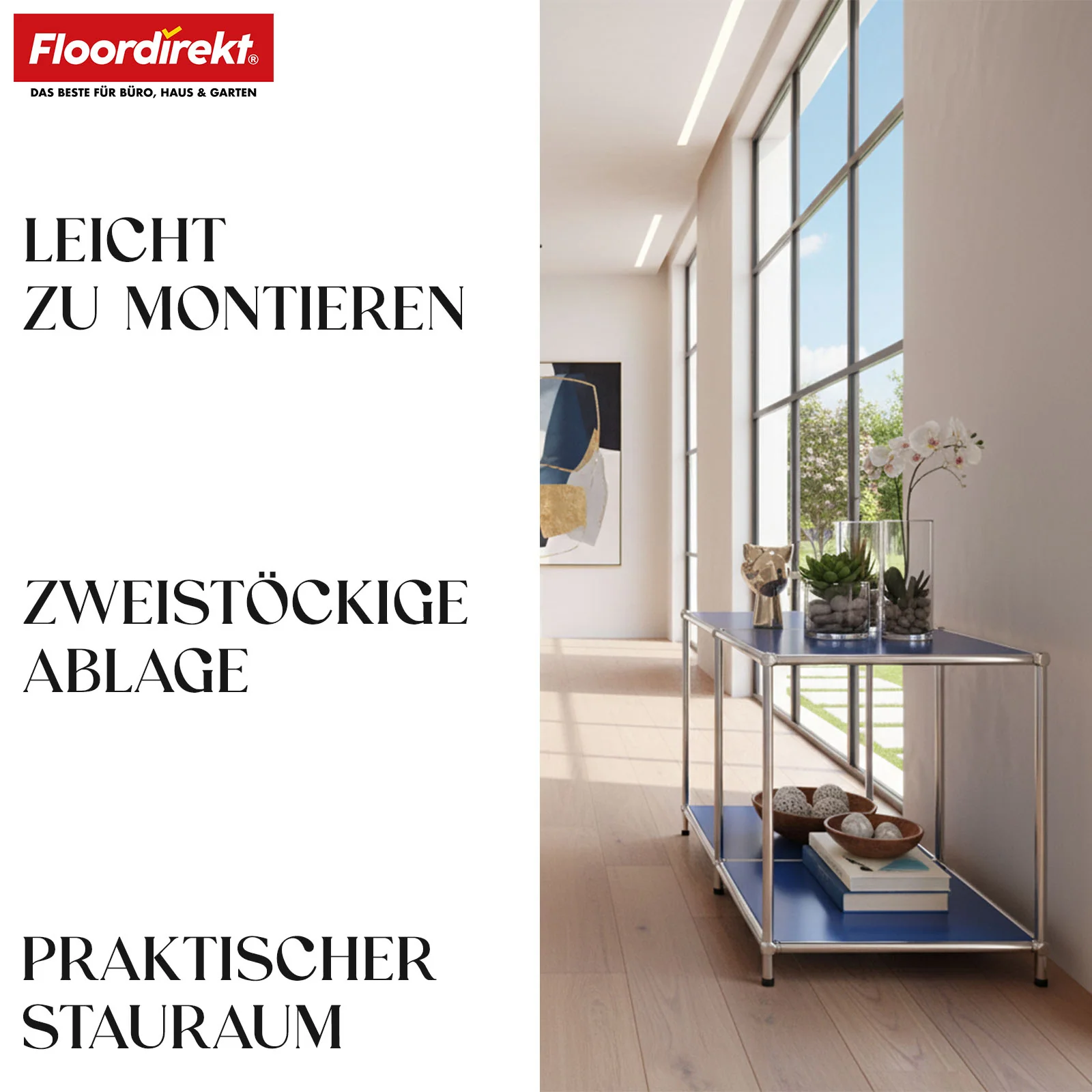 Metallregal | Concept Epure MK-016 | Sideboard & Ablageregal mit offenen Flächen | In mehreren Farben erhältlich - Image 28