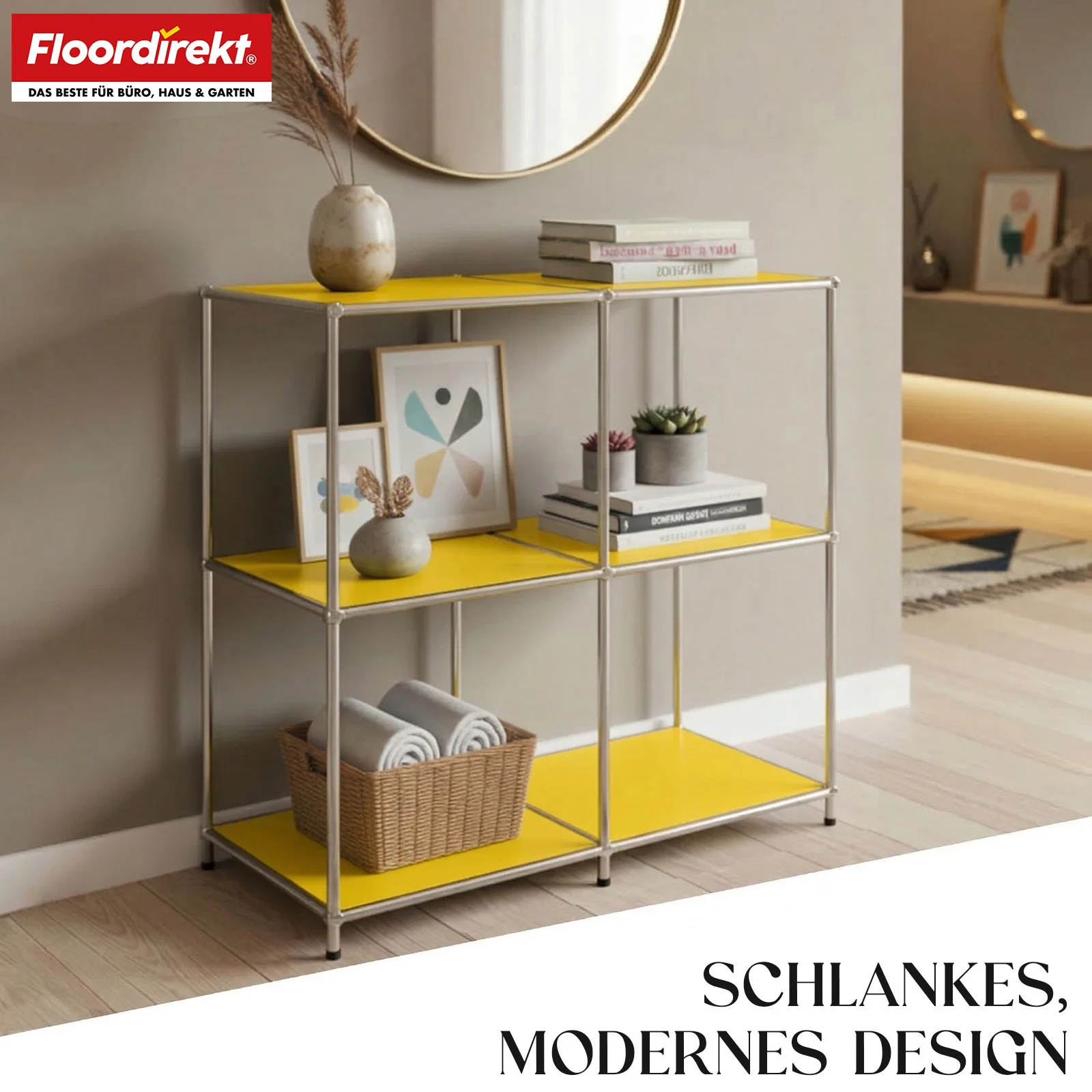 Metallregal | Concept Epure MK-027 | Offenes 3-stöckiges Sideboard & Ablageregal | In mehreren Farben erhältlich - Image 46