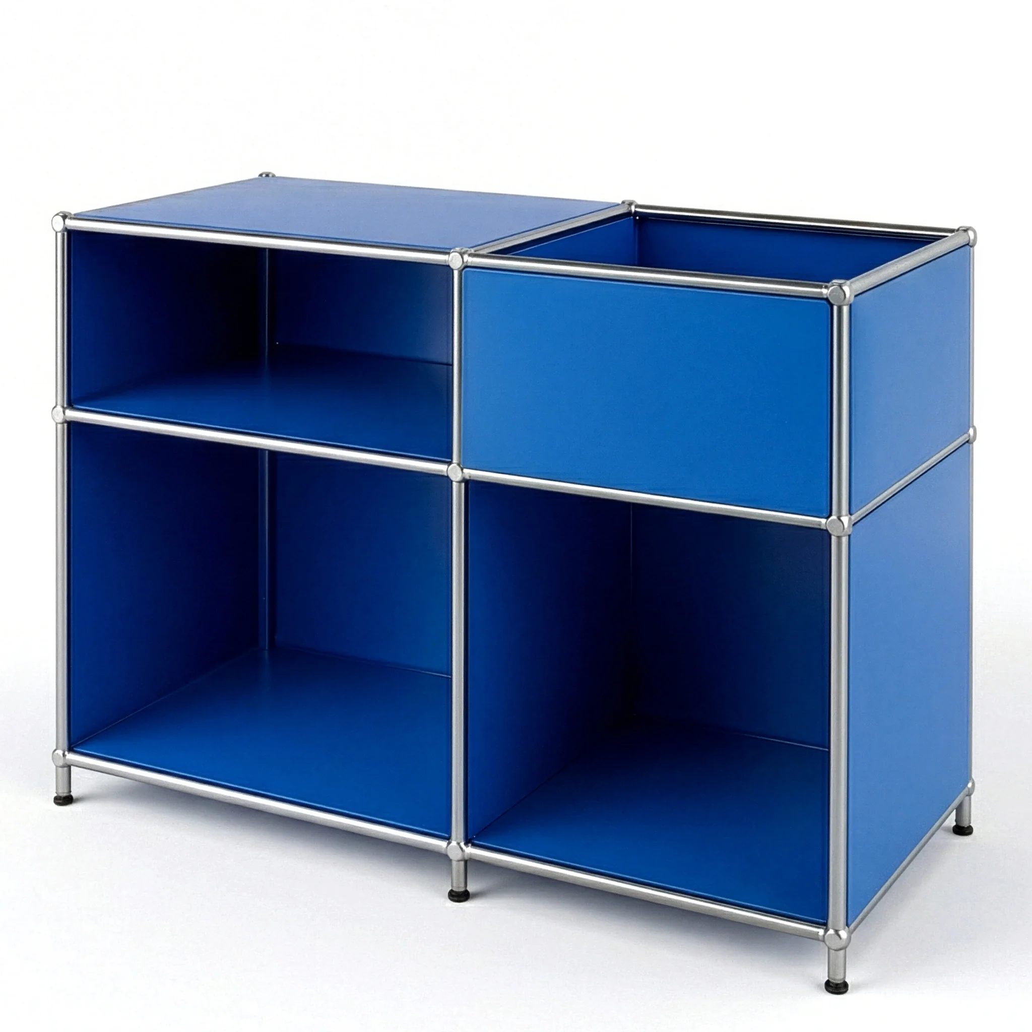 Metallregal | Concept Epure MK-030 | Standregal mit 3 Ablagen & Stauraumfach | Sideboard & Aufbewahrungsregal - Image 25