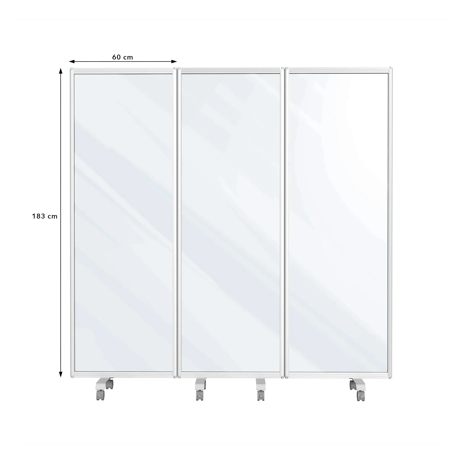 Mobile Trennwand | Präsentationsboard | Beschreibbare Oberfläche | Verschiedene Ausführungen - Image 9