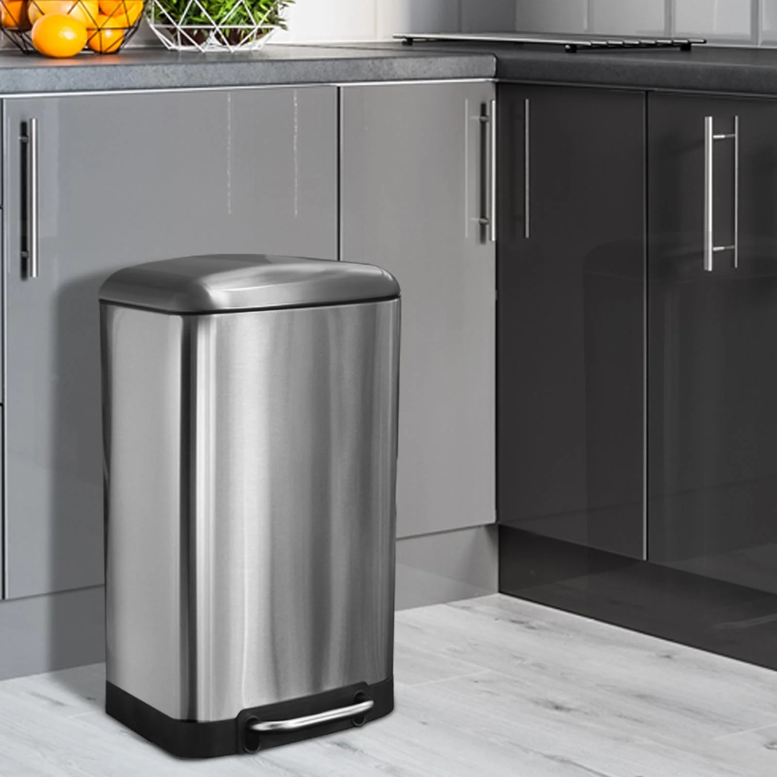 Mülleimer Cubo | Edelstahl | Mit Absenkautomatik | 30 Liter - Image 6