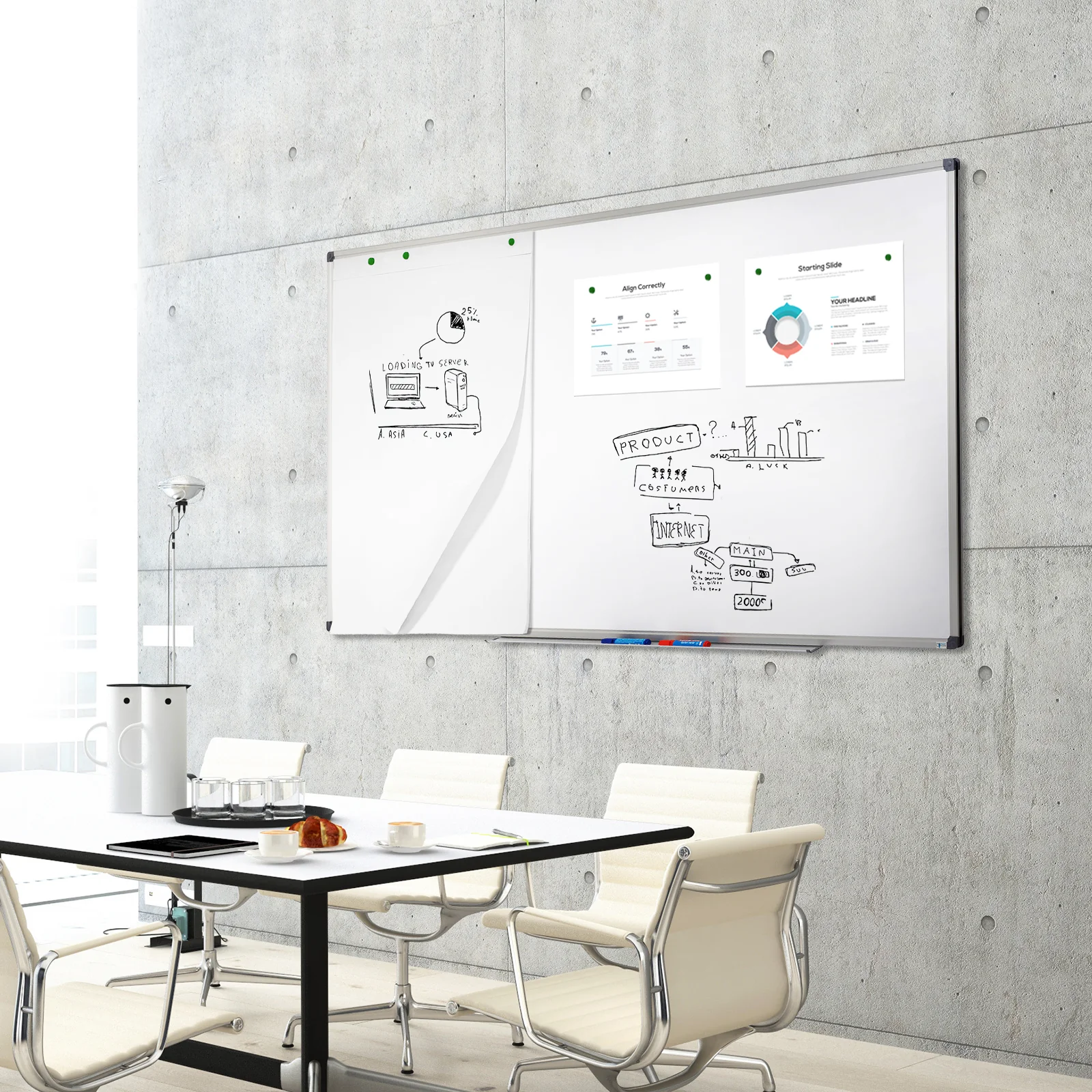 Whiteboard | Master of Boards | Speziallackiert | Kratzfest & magnethaftend - Image 6
